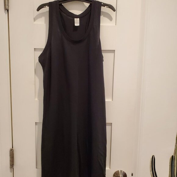 Alternative Apparel Womens Racerback Effortless Tank Dress Black Size Small - Picture 4 of 7